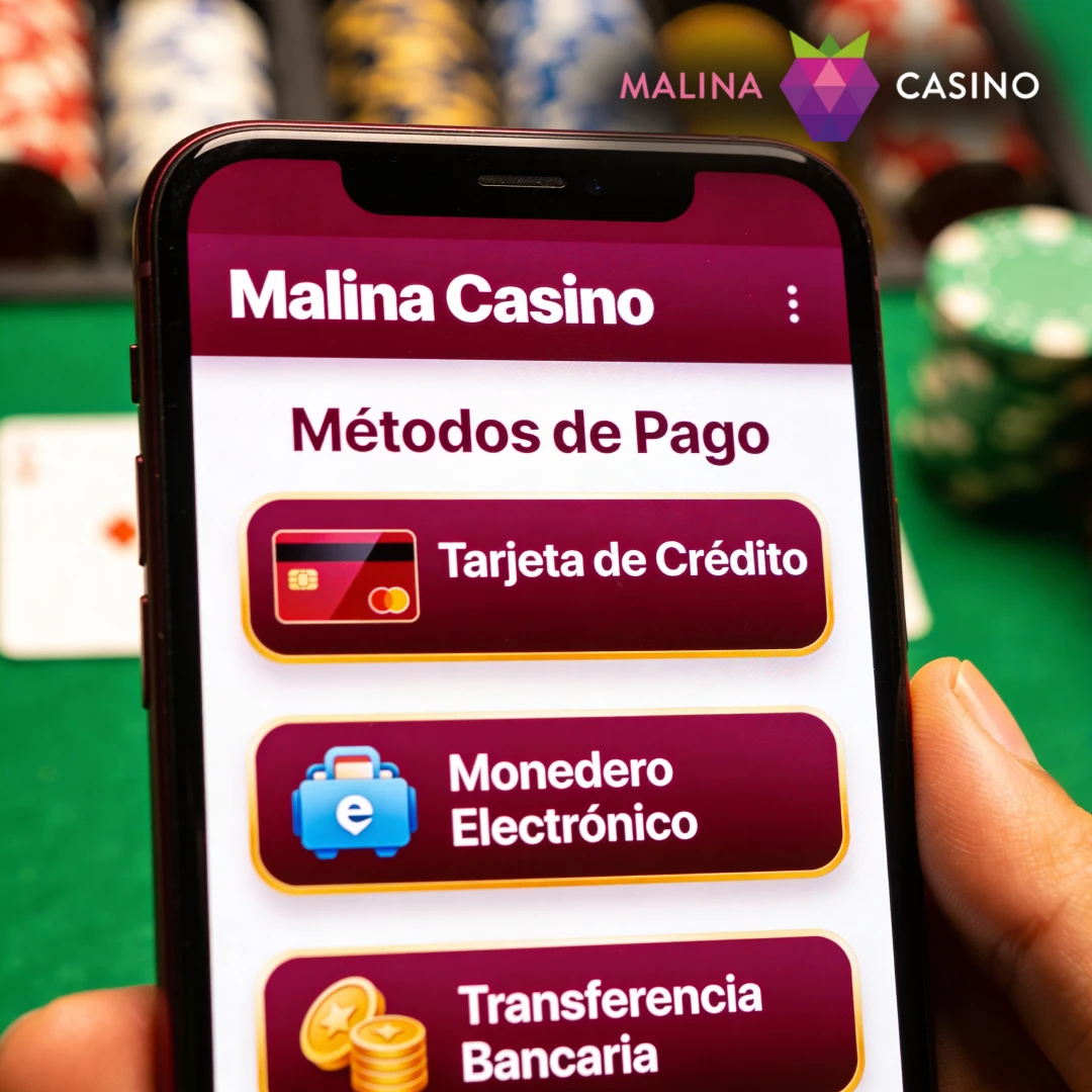 Malina Casino Métodos de Pago